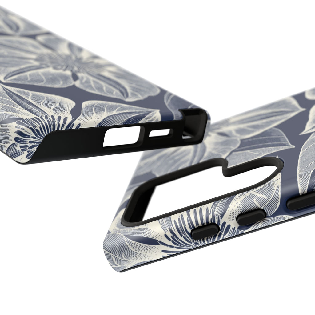 Vintage Bloom Navy Samsung Case