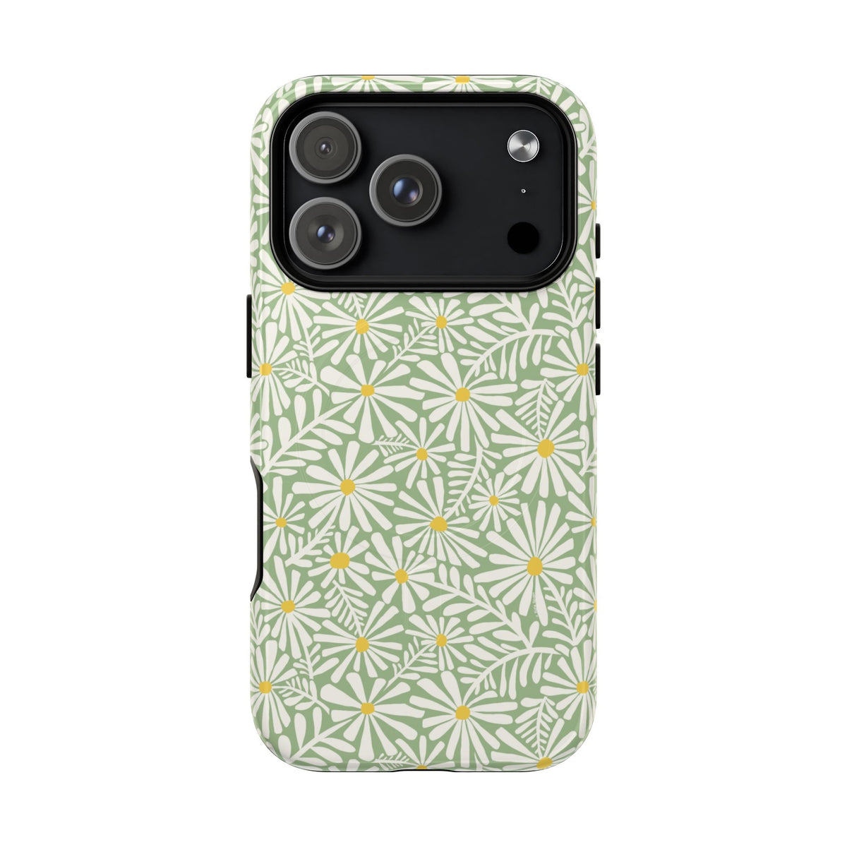 Montauk Daisy Meadow Green MagSafe iPhone Case