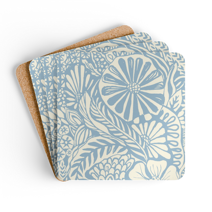 Tropica Multicolor Cork Coaster Set