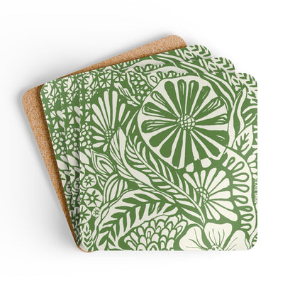 Tropica Multicolor Cork Coaster Set