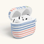 Cabana Stripe Pastel AirPods Case