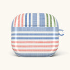 Cabana Stripe Pastel AirPods Case