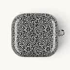Canto Swirls Black AirPods Case