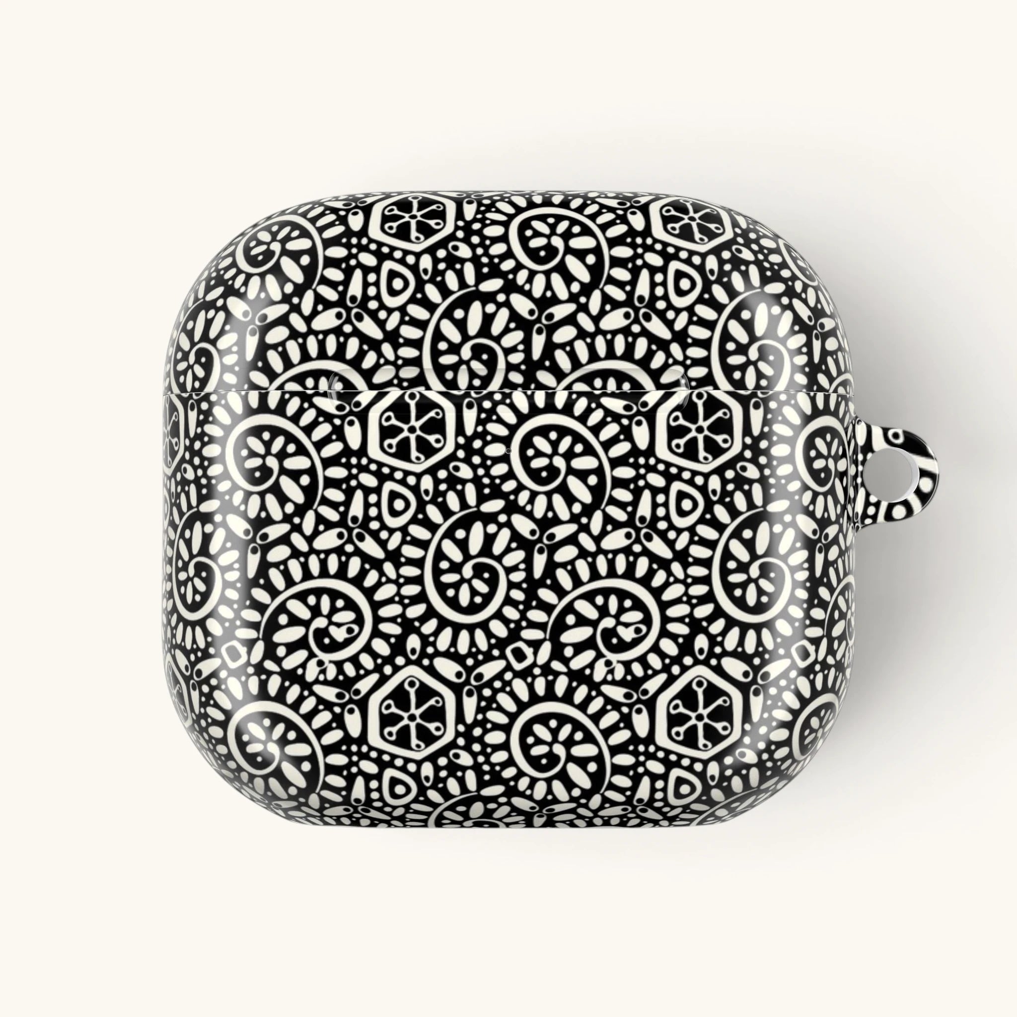 Canto Swirls Black AirPods Case