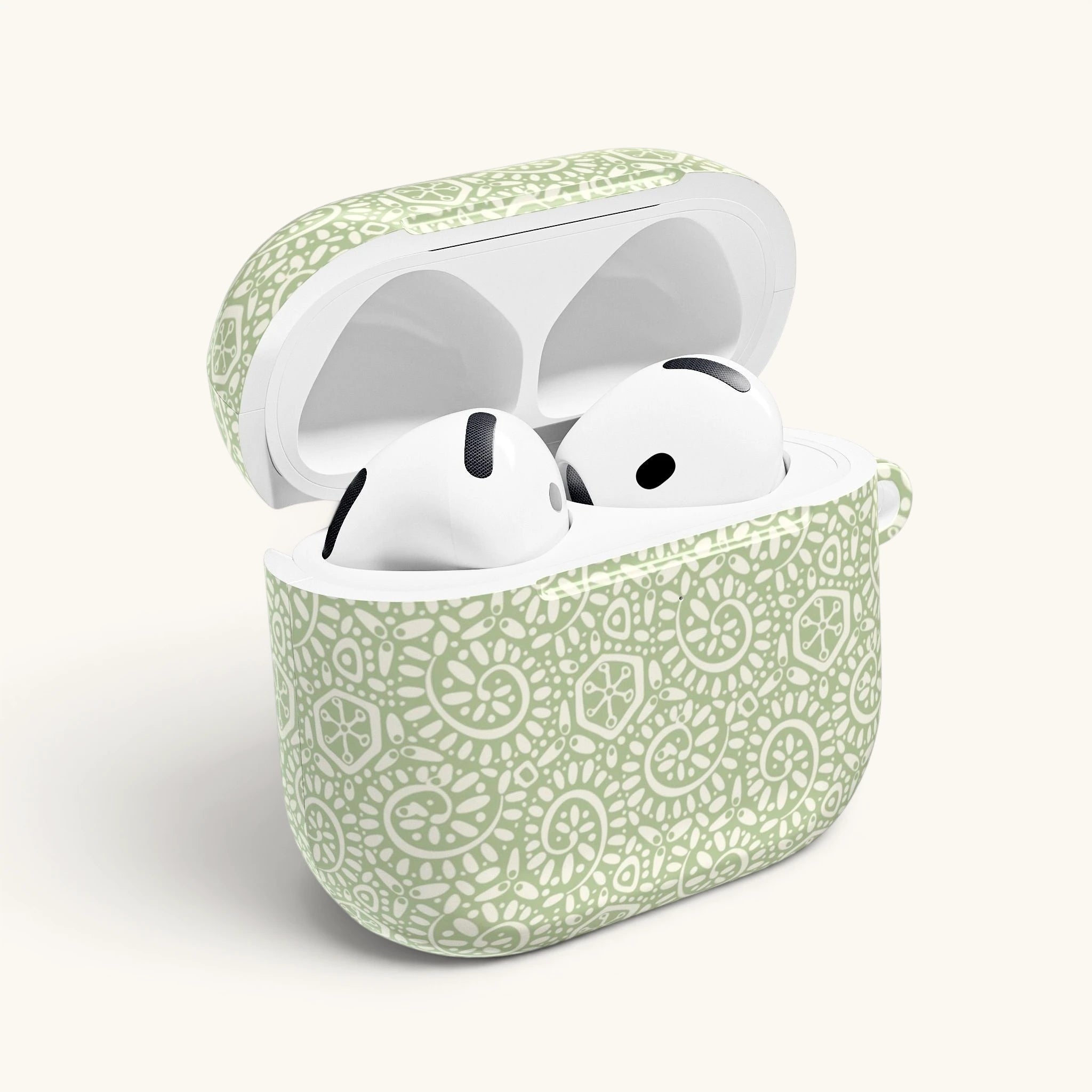 Canto Swirls Pastel Sage AirPods Case