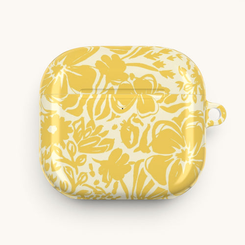 Rhapsody Floral Yellow AirPods Case