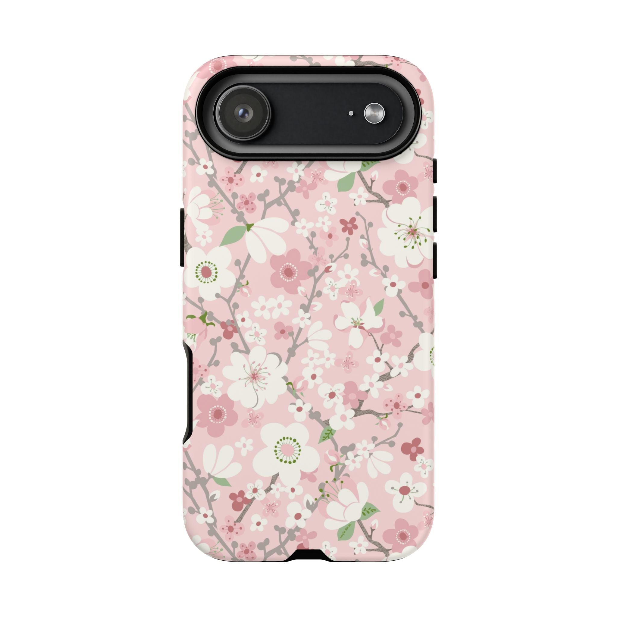 Pink Cherry Blossom iPhone Case