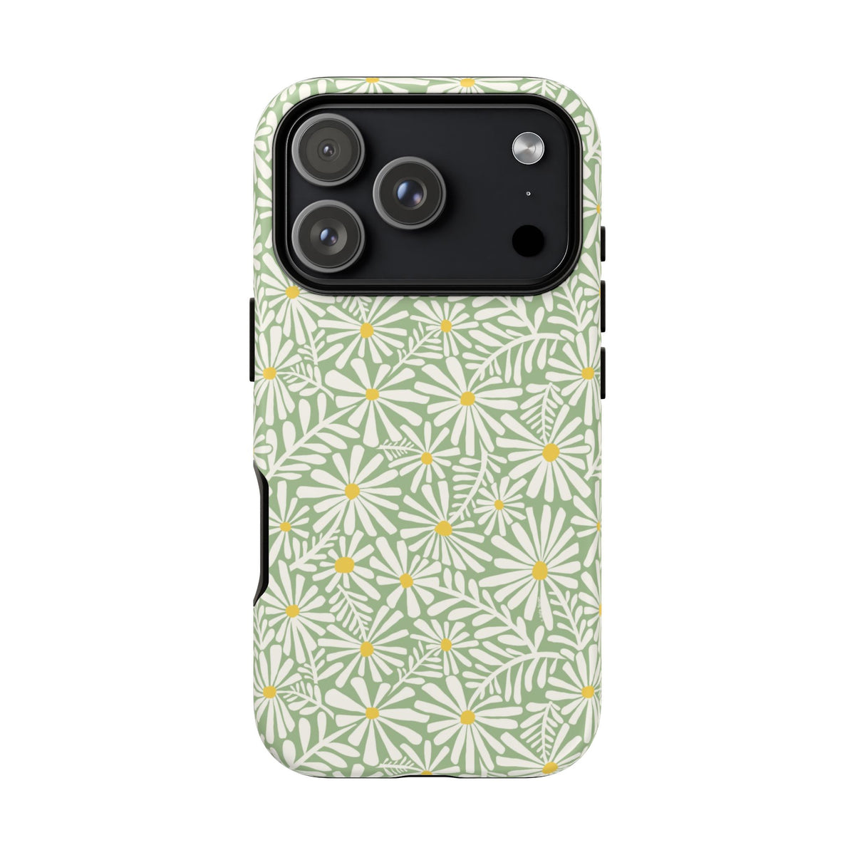 Montauk Daisy Meadow Green iPhone Case