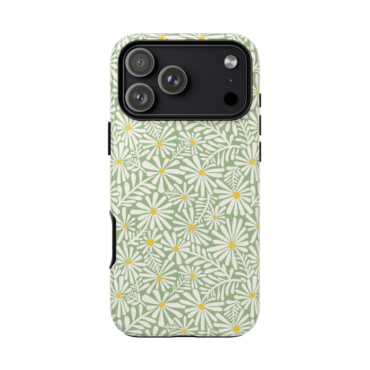 Montauk Daisy Meadow Green iPhone Case