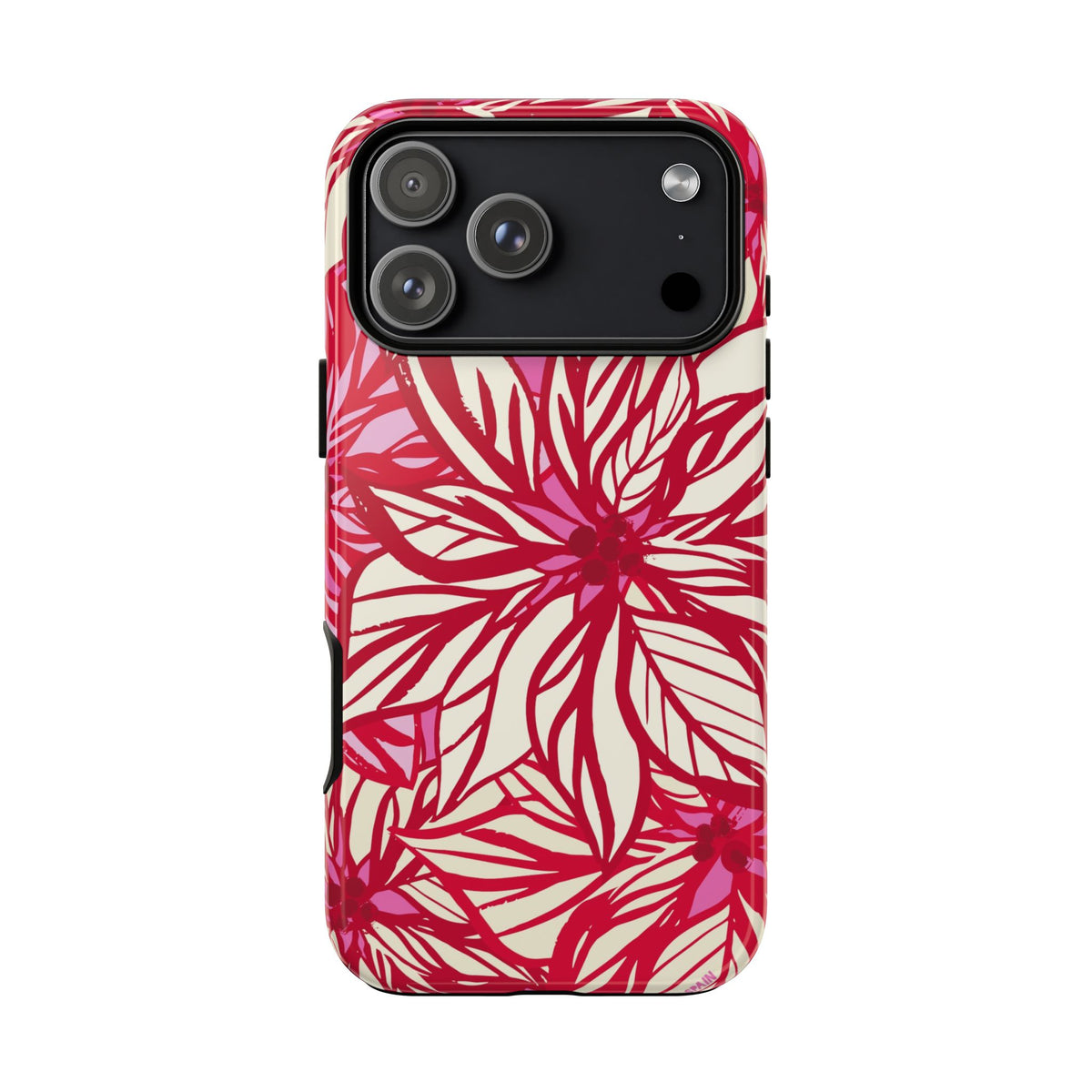Poinsettia iPhone Case