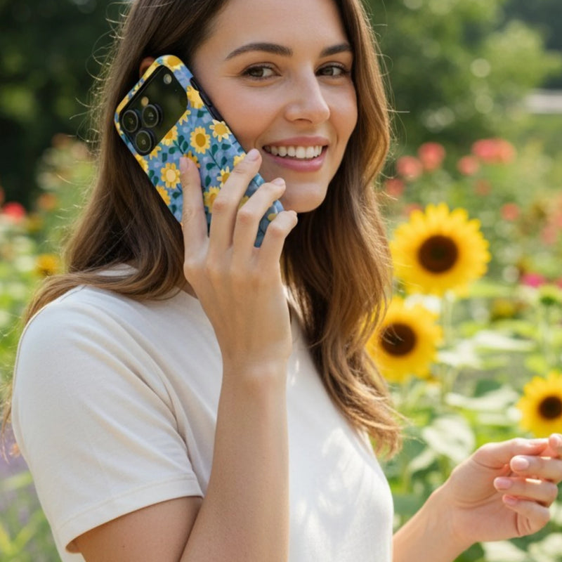 Sunflowers iPhone Case lifestyle