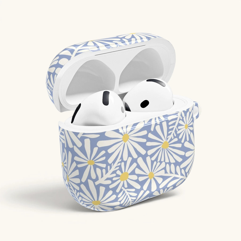 Montauk Daisy Cottage Blue AirPods Case