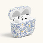 Montauk Daisy Cottage Blue AirPods Case