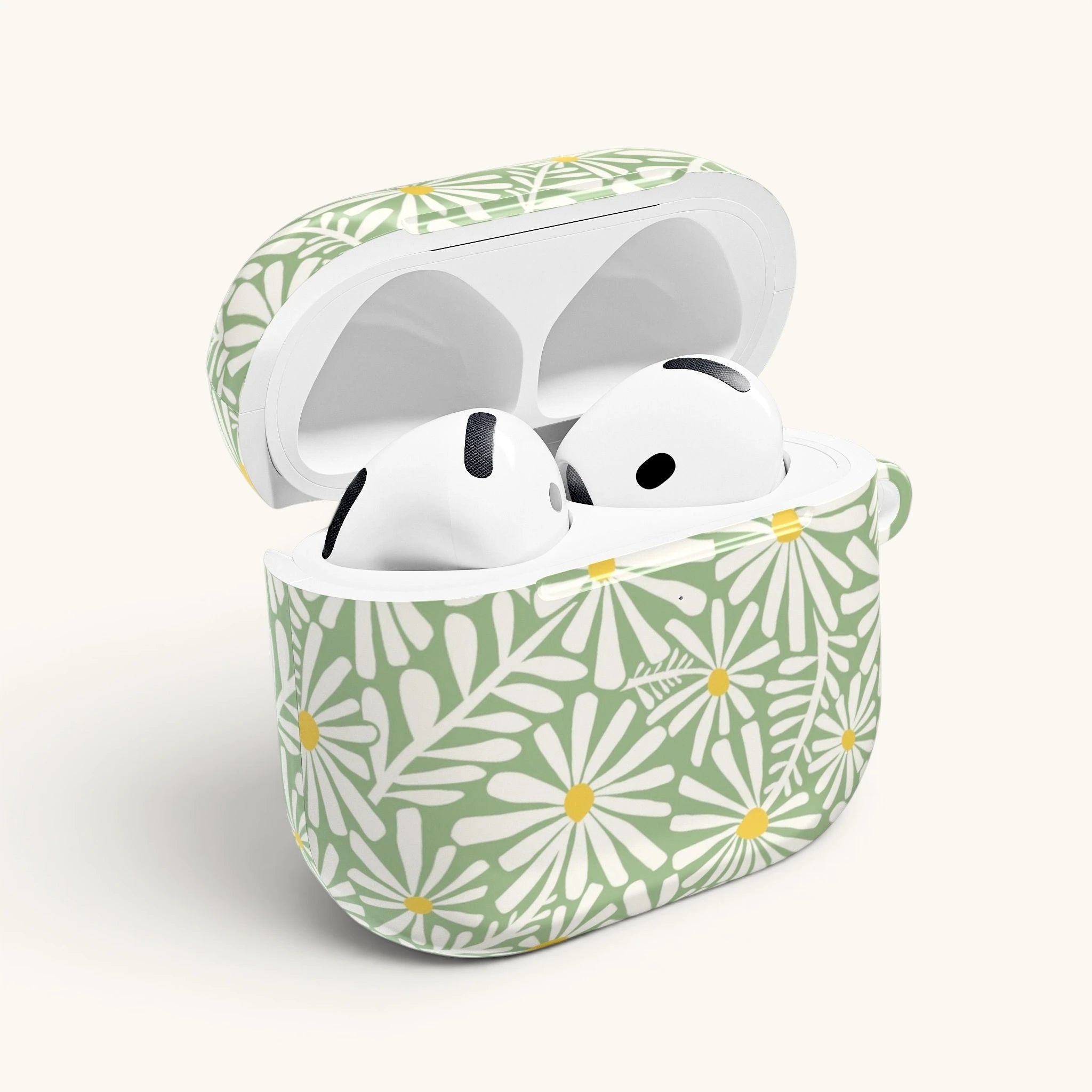 Montauk Daisy Meadow Green AirPods Case