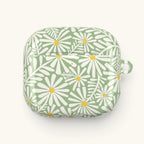 Montauk Daisy Meadow Green AirPods Case