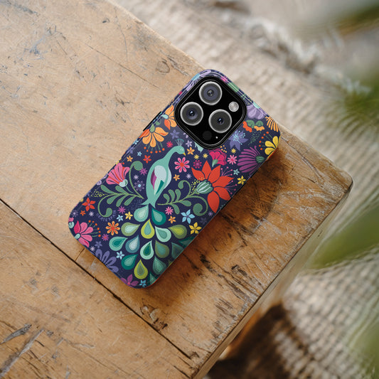 Peacock Sanctuary iPhone Tough Case