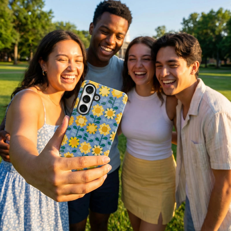 Sunflowers Samsung Case lifestyle