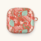Floral patterned case on a white background