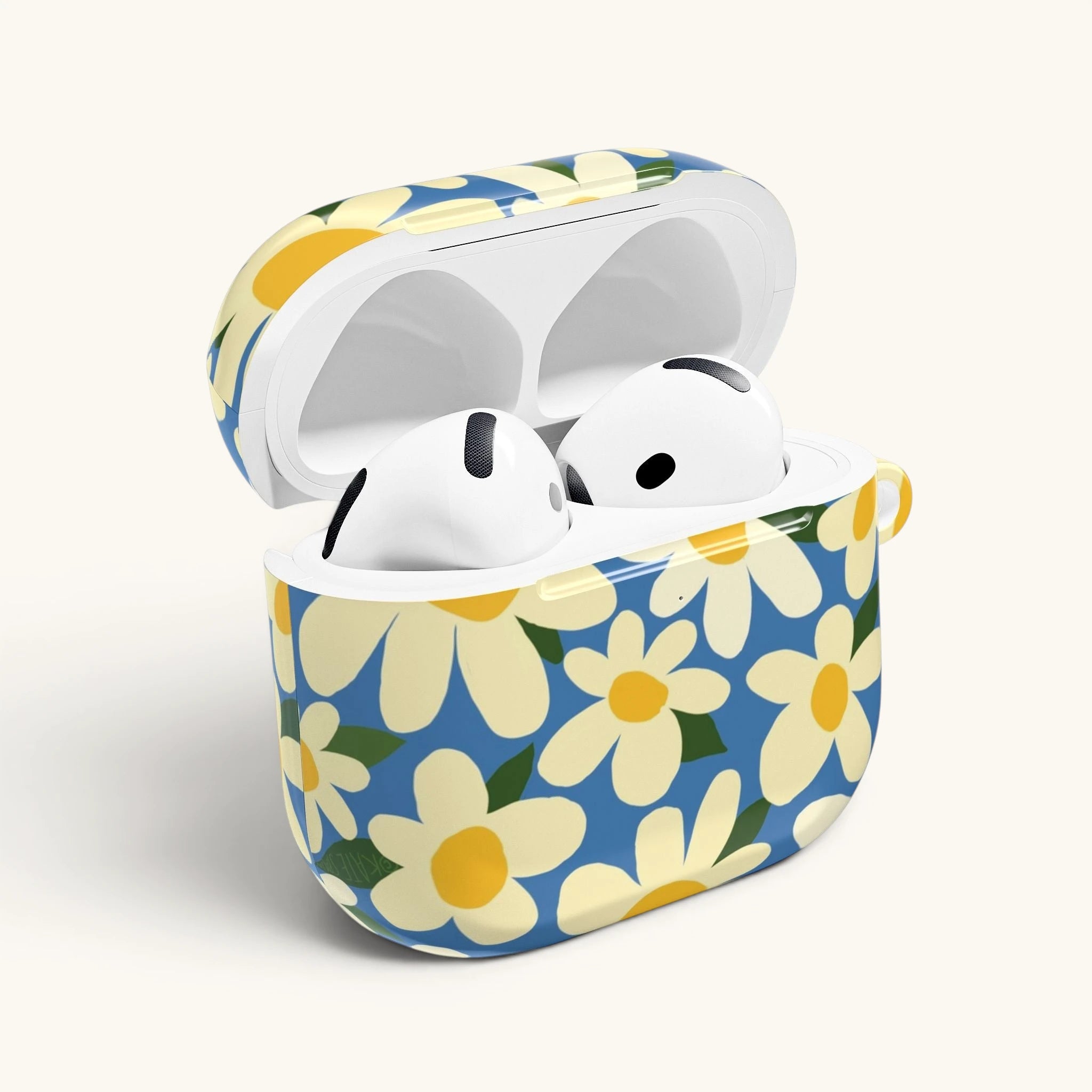 Shasta Daisy Blue AirPods Case
