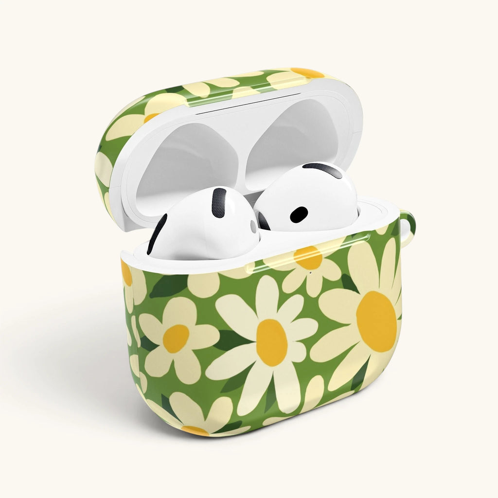 Shasta Daisy Green AirPods Case