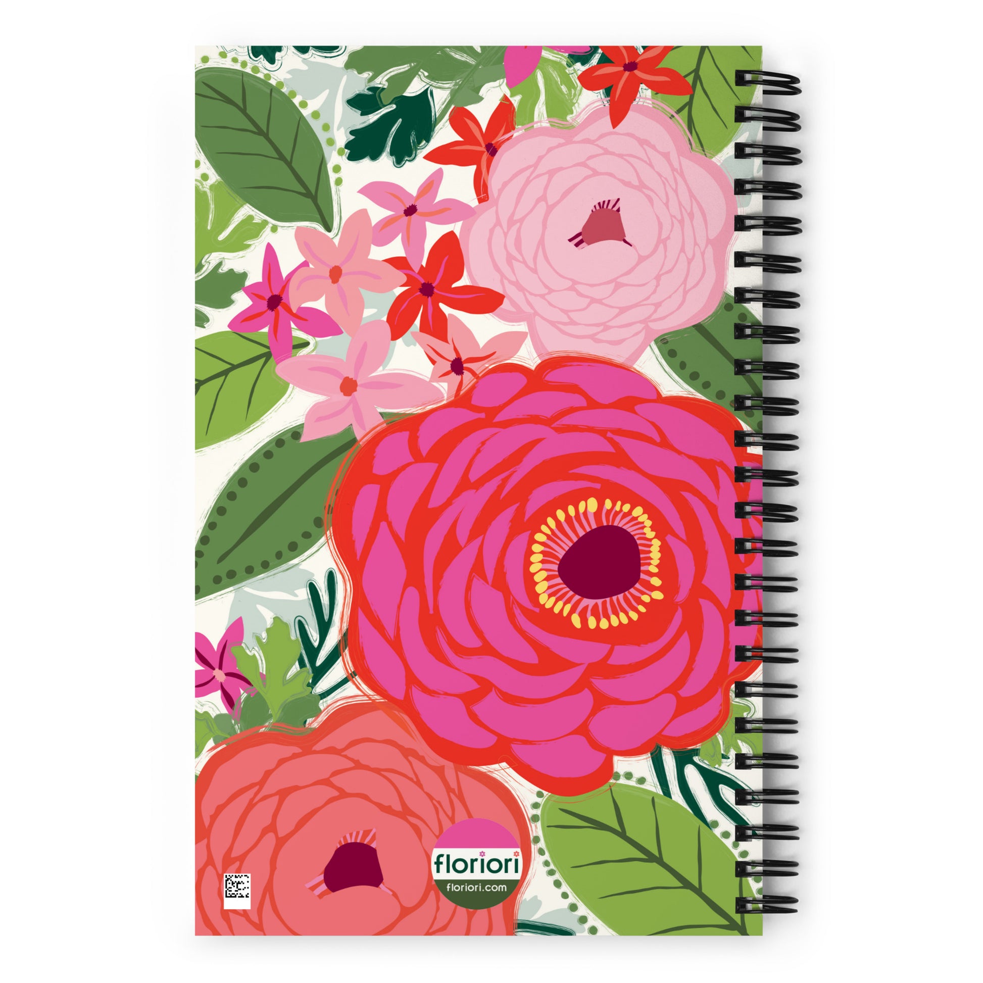 Buttercup Spiral Notebook Bold Flowers