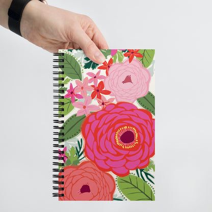 Buttercup Spiral Notebook Bold Flowers