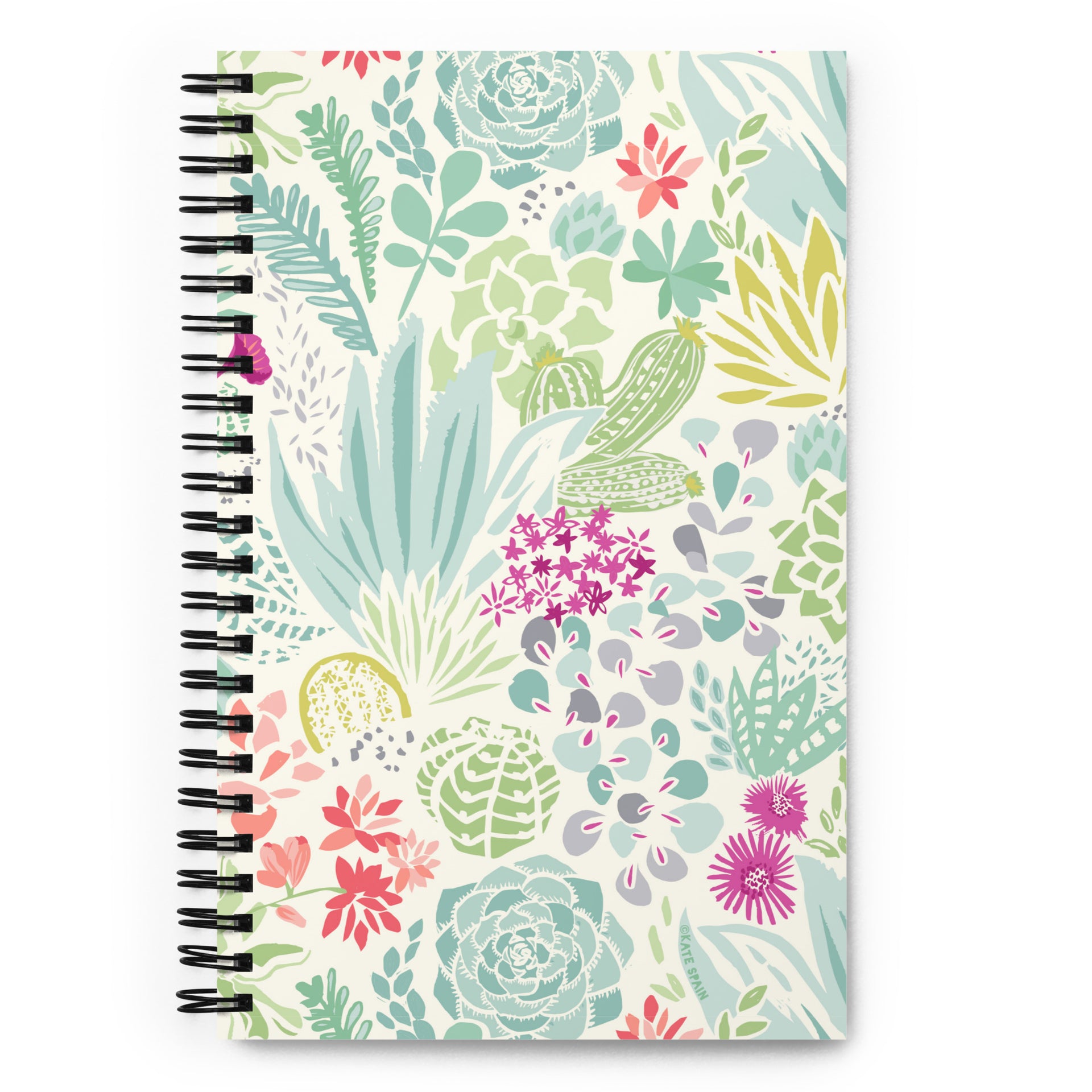succulent notebook Desert Spiral Notebook