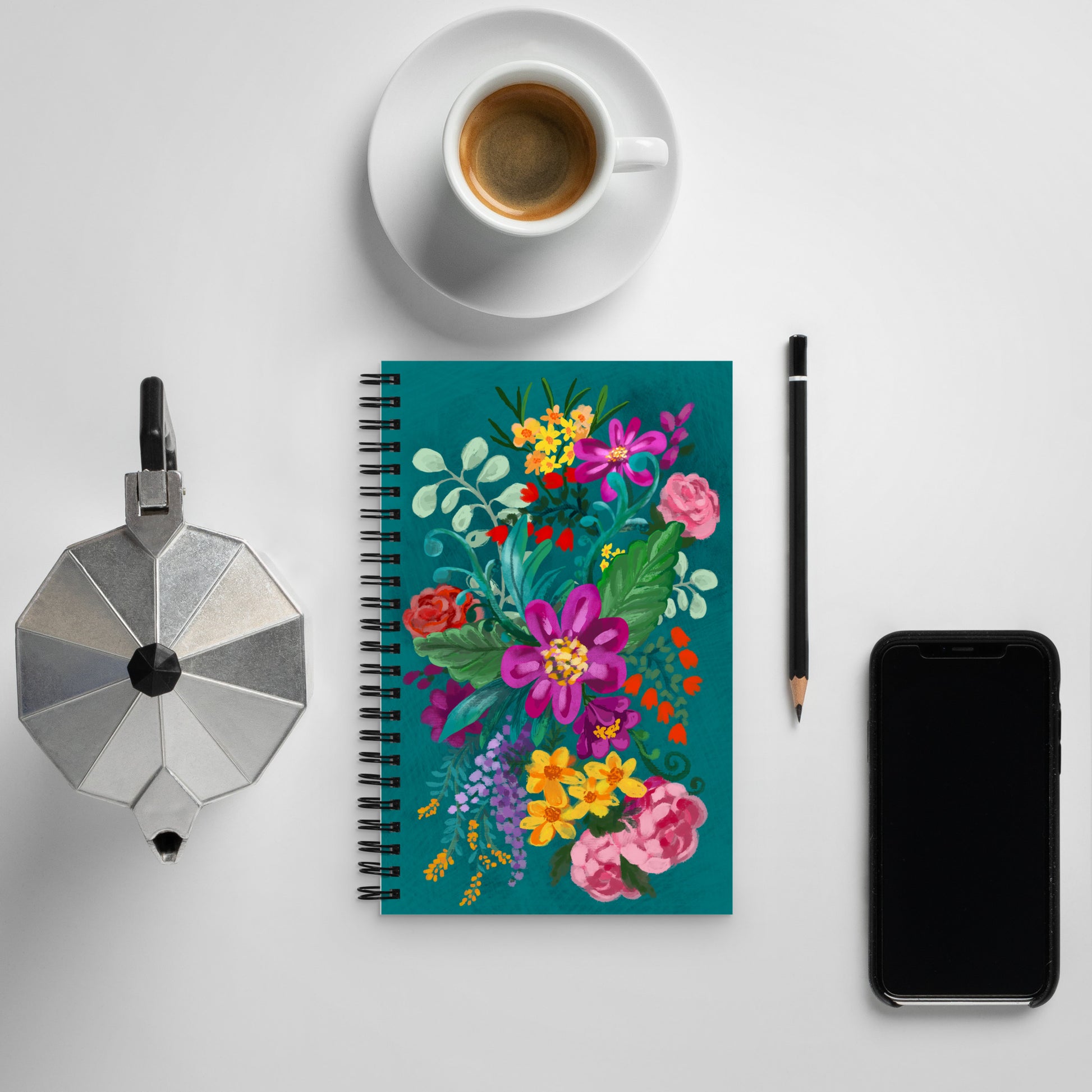 Posy Spiral Notebook