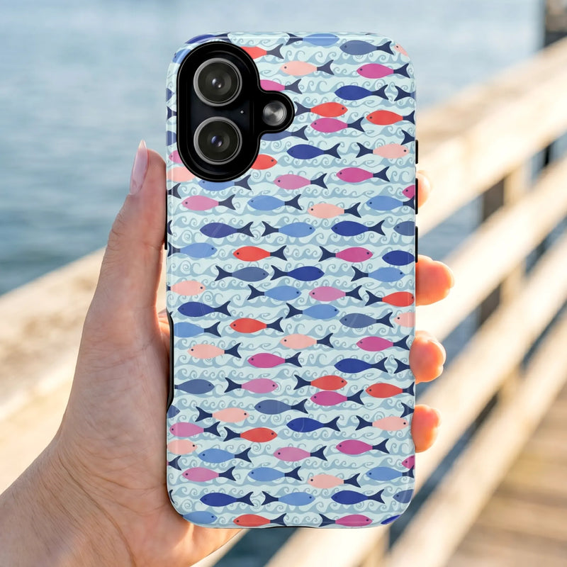 Summer Minnows iPhone Case lifestyle
