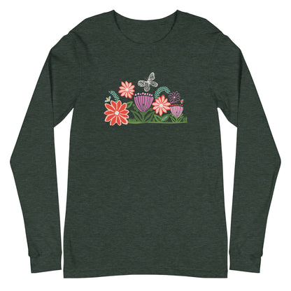 Bloom Long Sleeve T-Shirt Heather Forest