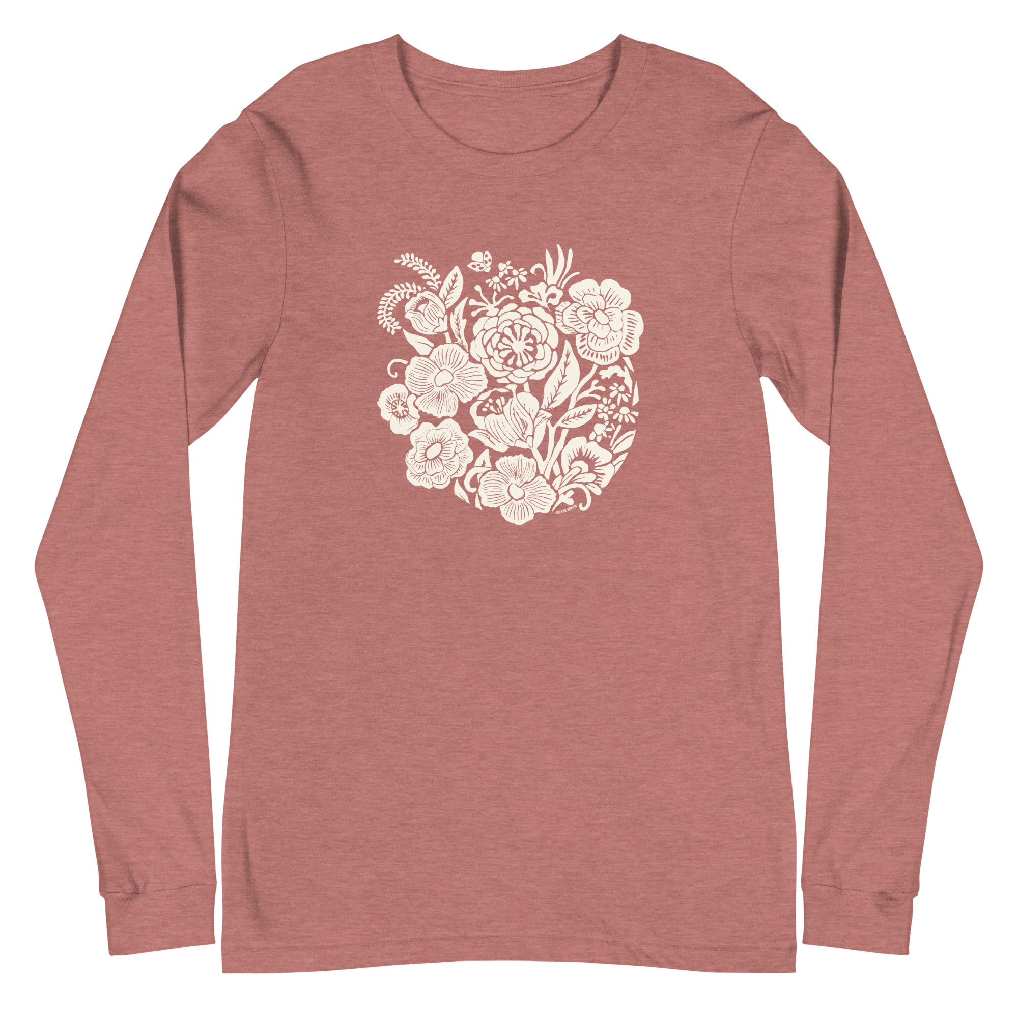 Meadowsweet Long Sleeve T-Shirt Heather Mauve