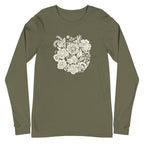 Meadowsweet Long Sleeve T-Shirt Olive Green
