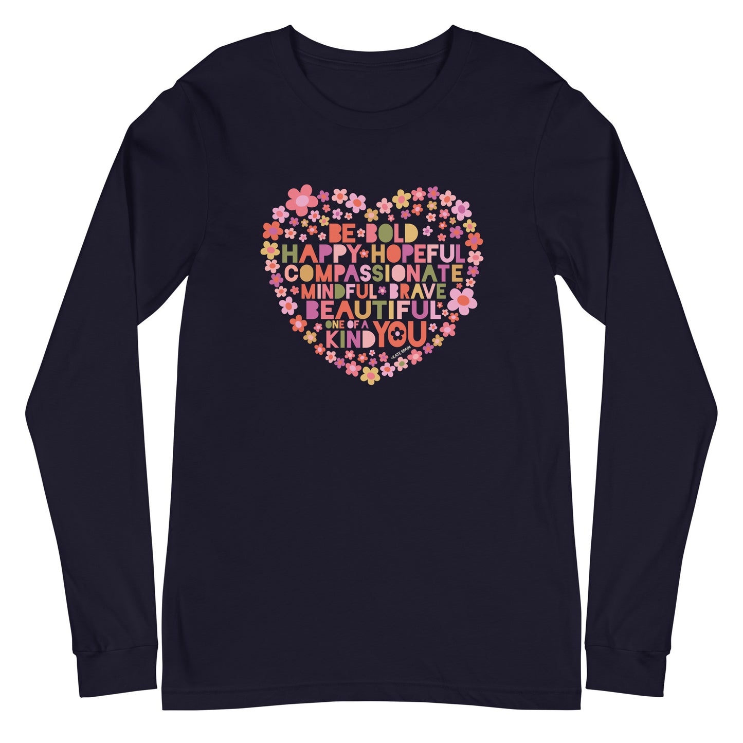Be You Long Sleeve T-Shirt Navy