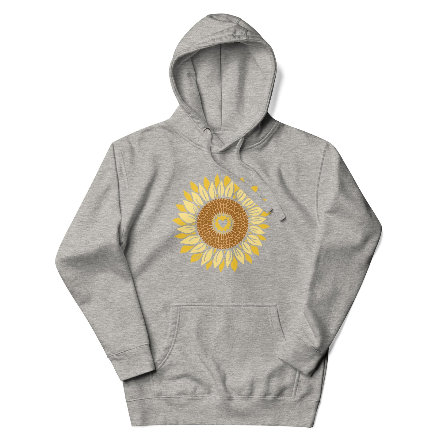 Sunflowers in My Heart Unisex Hoodie Athletic Heather