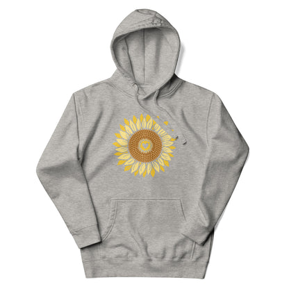 Sunflowers in My Heart Unisex Hoodie Athletic Heather