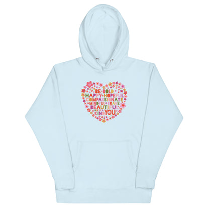 Be You Hoodie Sky Blue