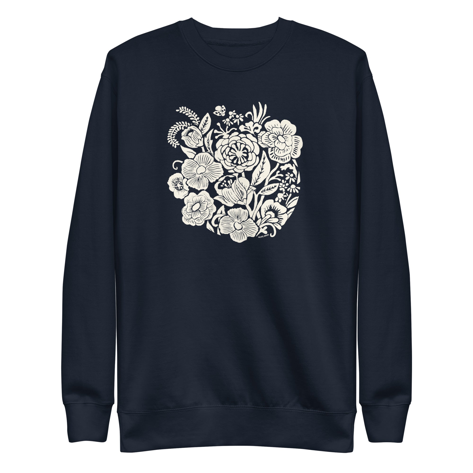 Meadowsweet Crewneck Sweatshirt Navy