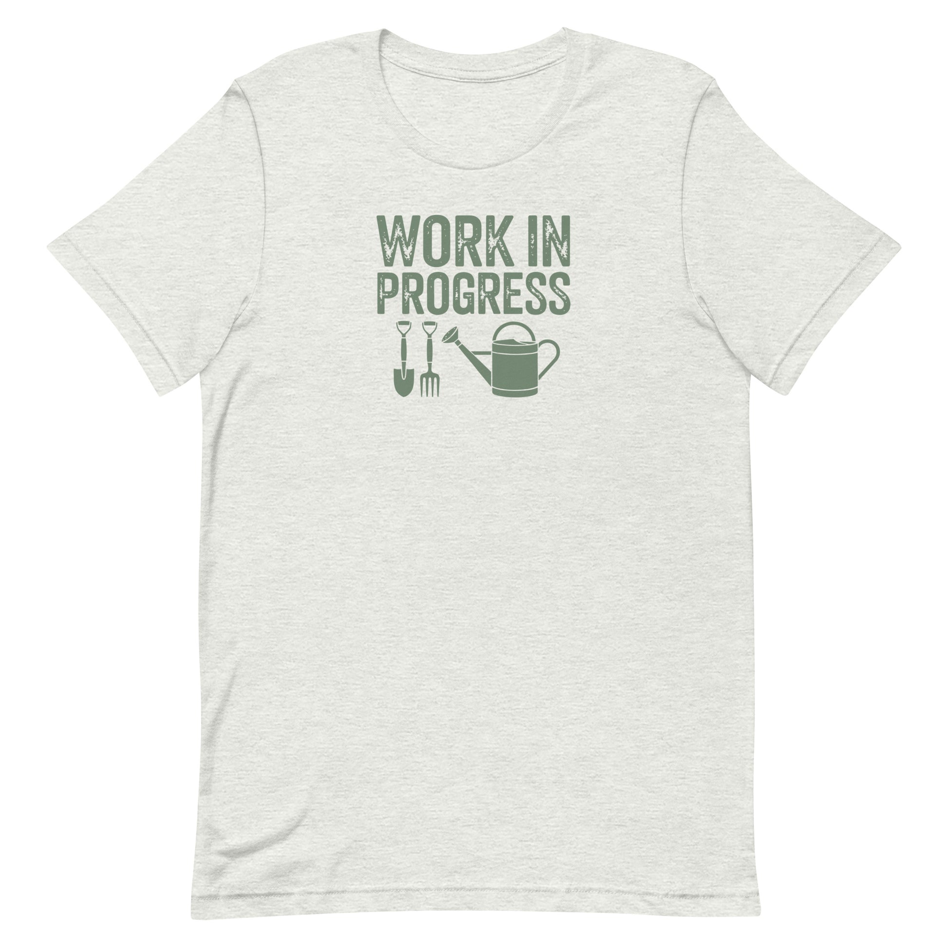 Work In Progress Gardening T-shirt Ash