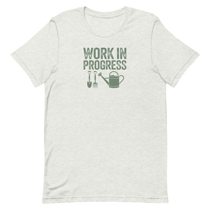 Work In Progress Gardening T-shirt Ash