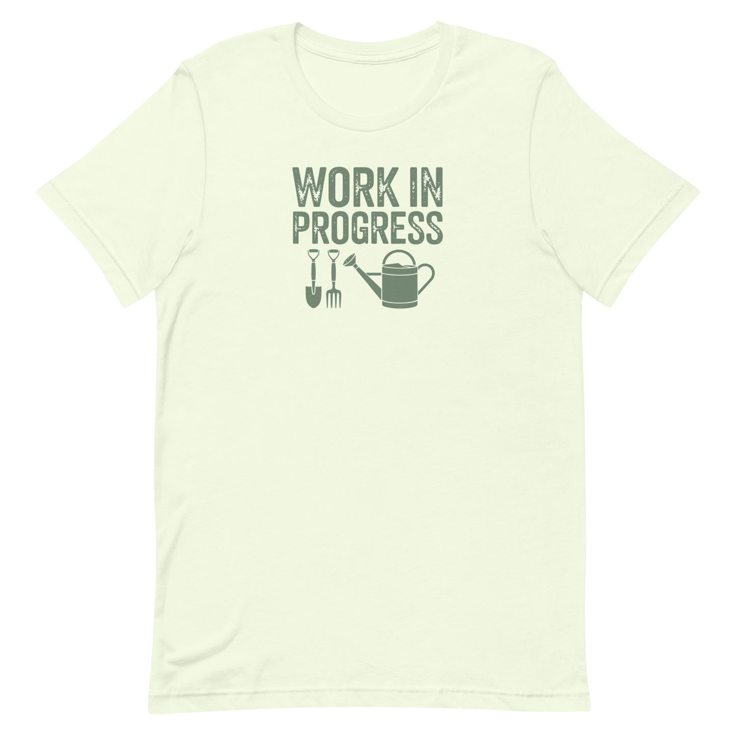 Work In Progress Gardening T-shirt Citron