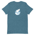 Fly Great Egret T-Shirt Heather Deep Teal